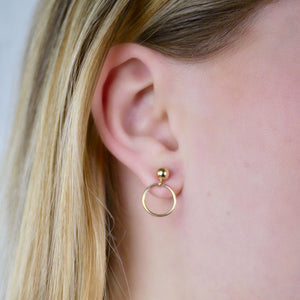 Mini Knocker Earrings - Gold