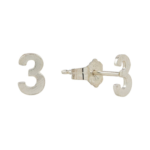 Three Charm Earring Studs