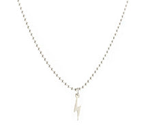 Bolt Charm Ball Chain Necklace