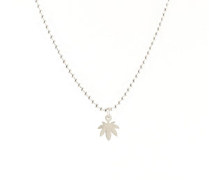 Mary Jane Charm Ball Chain Necklace