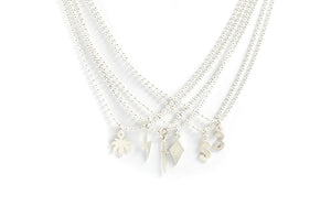 Bolt Charm Ball Chain Necklace