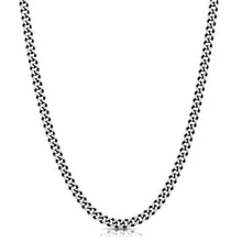 Small Curb Chain Necklace - Silver