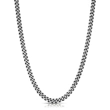 Medium Curb Chain Necklace - Silver