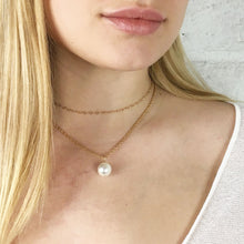 Pearl + Gold Necklace