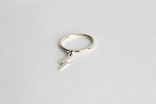 Bolt Charm Ring