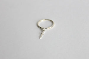 Dagger Charm Ring